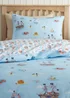 Belle & Boo Pirates Reversible Cotton Duvet Cover Set Blue - Junior Image 3