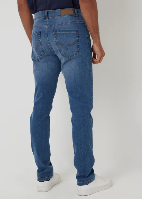 Threadbare Pale Blue Slim Fit Jeans With Stretch - 34/L32 Image 2