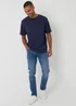 Threadbare Pale Blue Slim Fit Jeans With Stretch - 34/L32 Image 3