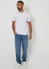 Threadbare Pale Blue Canterbury Straight Fit Jeans With Stretch - 36/L32 Image 3