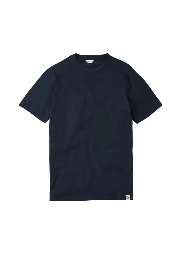 Cotton Traders Navy Crew Neck T-Shirt