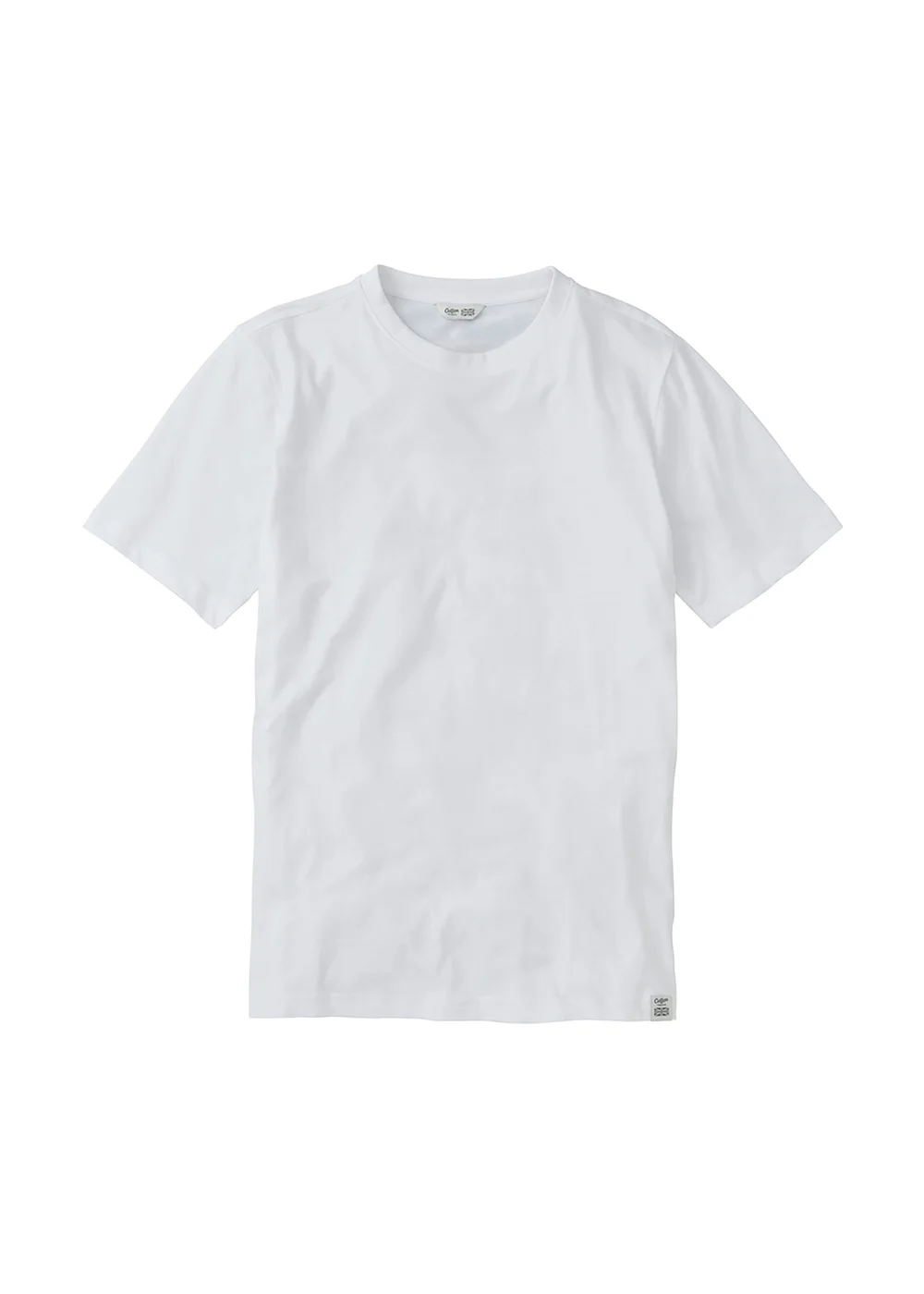 Cotton Traders White Crew Neck T-Shirt - Medium Image 1
