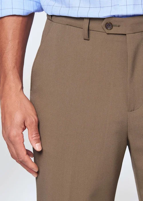 Cotton Traders Taupe Ultra Comfort 4 Way Stretch Trousers - 36/L27 Image 4