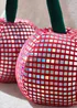 Catherine Lansfield Disco Cherries 3D Shaped Cushion Pink - One Size Image 2