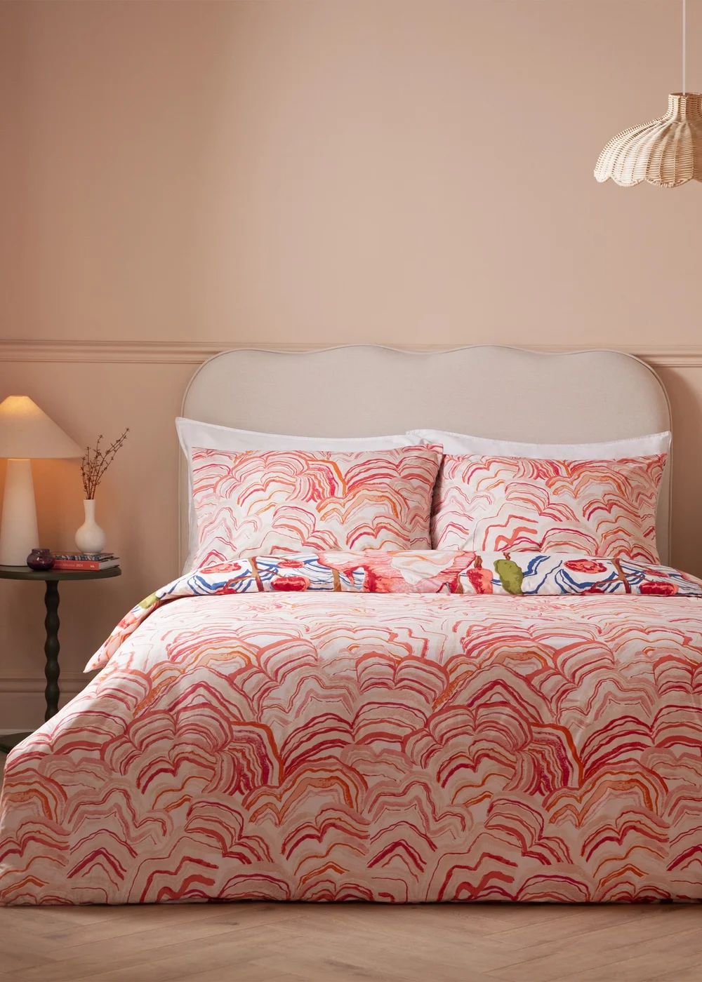Furn Terra Nova Printed Reversible Multicolour Duvet Set - Single Image 2