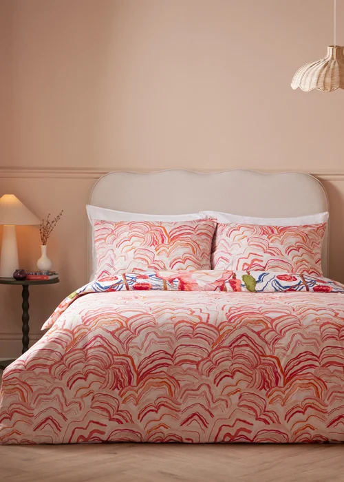 Furn Terra Nova Printed Reversible Multicolour Duvet Set - Single Image 2