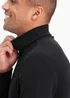 Cotton Traders Black Long Sleeve Roll Neck Top - Large Image 4
