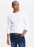 Cotton Traders White Long Sleeve Crew Neck Base Layer - Large Image 4