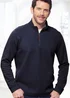 Cotton Traders Ink Textured Zip Neck Top - XL Image 3