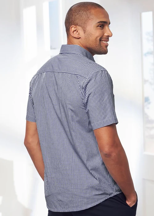 Cotton Traders Lapis Luxury Classic Short Sleeve Shirt - Medium Image 3