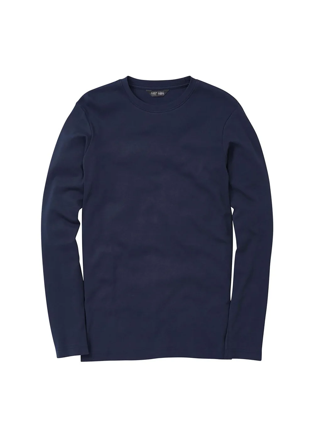 Cotton Traders Navy Long Sleeve Crew Neck Base Layer - Extra small Image 2
