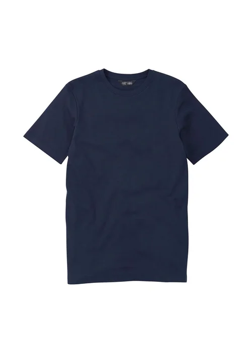Cotton Traders Navy Short Sleeve Crew Neck Base Layer - Large Image 3