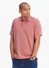 Cotton Traders Dusty Pink Short Sleeve Polo Shirt - Extra small Image 1