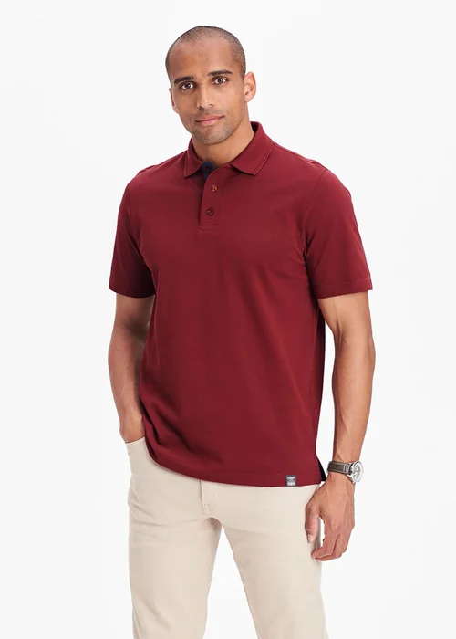 Cotton Traders Rusty Red Short Sleeve Polo Shirt - Extra small Image 2