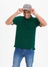 Cotton Traders Jewel Green Short Sleeve Polo Shirt - Small Image 1