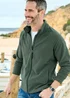 Cotton Traders Steel Green Recycled Microfleece Jacket - XL Image 1