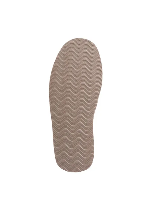 Cotton Traders Mocha Suede Plush Lined Mule Slippers - Size 8 Image 3