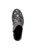 Cotton Traders Black Floral Slip On Boots - Size 5 Image 4
