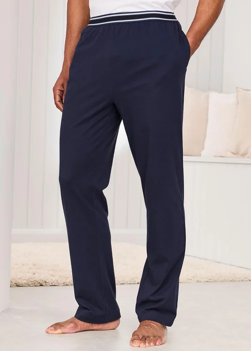 Cotton Traders Multi 2 Pack Cotton Rich PJ Bottoms - Extra Large Image 2