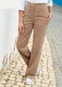 Cotton Traders Light Tan Wide Leg Cord Trouser - 22/L27 Image 4