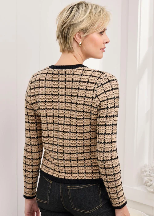 Cotton Traders Light Camel Boucle Cardigan - Size 20 Clothing Image 2