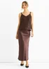 Gini London Chocolate Sequin V Neck Cami Top - S/M Image 1