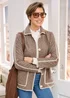 Cotton Traders Dark Chestnut Jacket With Patch Pockets - 14 Image 1