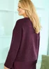 Cotton Traders Bordeaux Soft Relaxed jumper - Size 18 Clothing Image 3