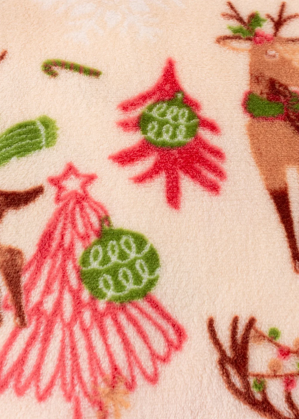 Duvet Day Sleigh Team Printed Fleece Multi Throw - 130cm x 150cm Image 4