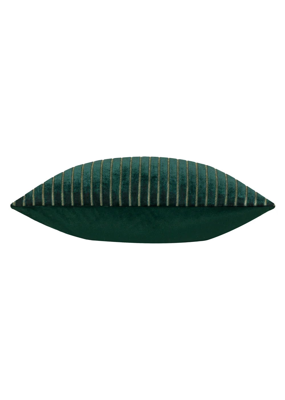 Paoletti Savoy Stripe Velvet Emerald Cushion - 50cm x 50cm Image 3