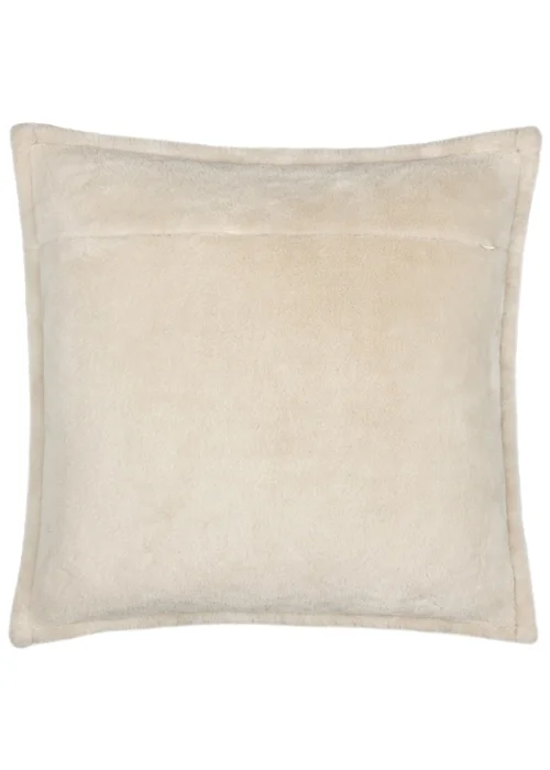 Furn Forest Festivities Velvet Natural Cushion - 50cm x 50cm Image 3