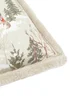 Furn Forest Festivities Velvet Natural Cushion - 50cm x 50cm Image 5
