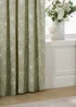 Wylder Nature Bella Floral Lined Sage Pencil Pleat Curtain Pair - 46W X 54D (117x137cm Image 4