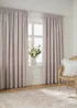 Wylder Nature Bella Floral Lined Natural Pencil Pleat Curtain Pair - 46W X 54D (117x137cm Image 2