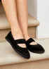 Linzi Lorella Black Faux Suede Mary Jane - Size 3 Image 1