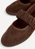 Linzi Lorella Brown Faux Suede Mary Jane - Size 4 Image 4