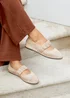 Linzi Lorella Beige Faux Suede Mary Jane - Size 8 Image 6