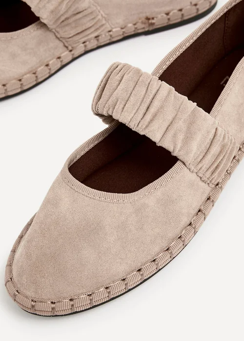 Linzi Lorella Beige Faux Suede Mary Jane - Size 8 Image 4