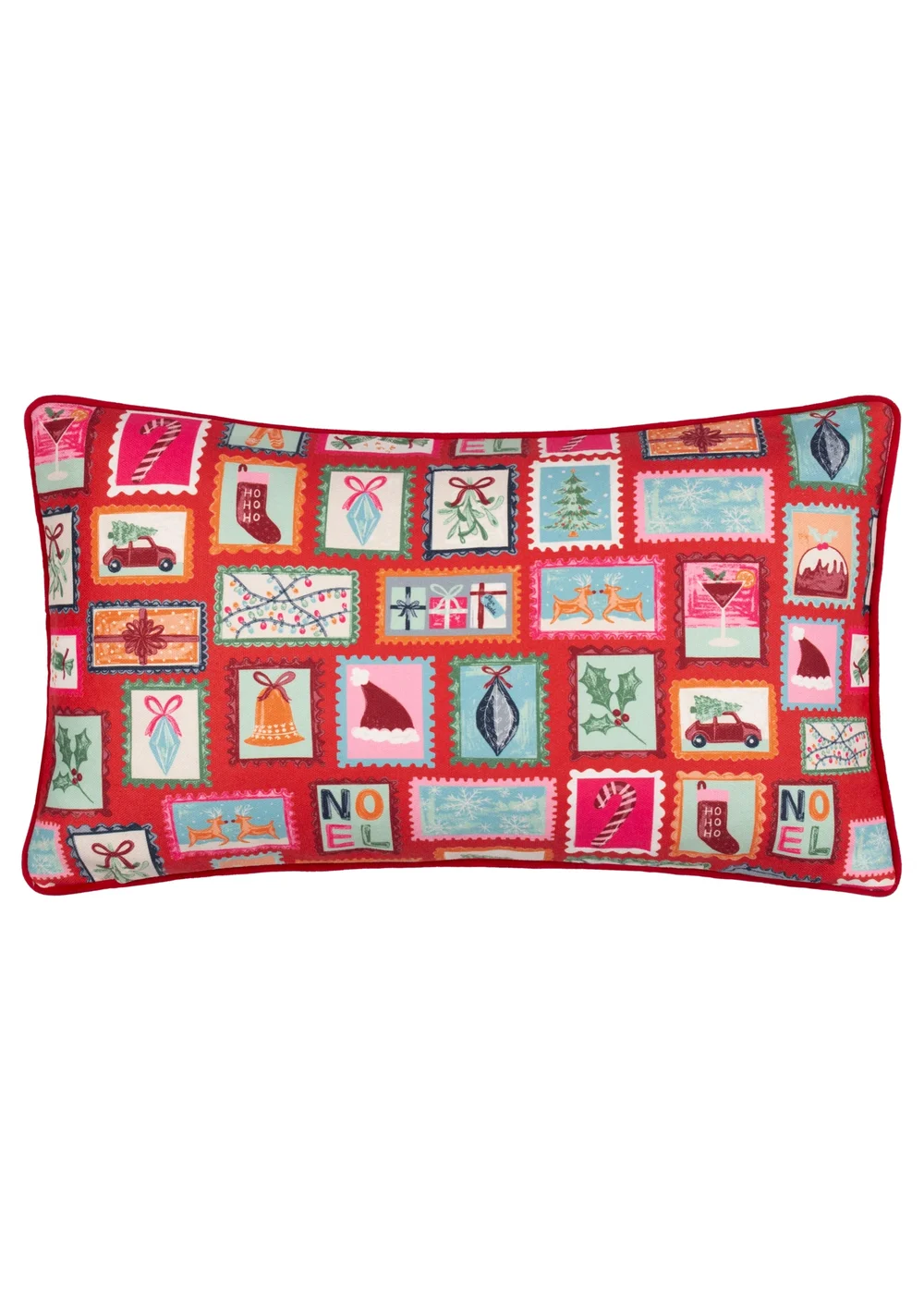 Furn Dear Santa Printed Reversible Multi Cushion - 30 x 50cm Image 2