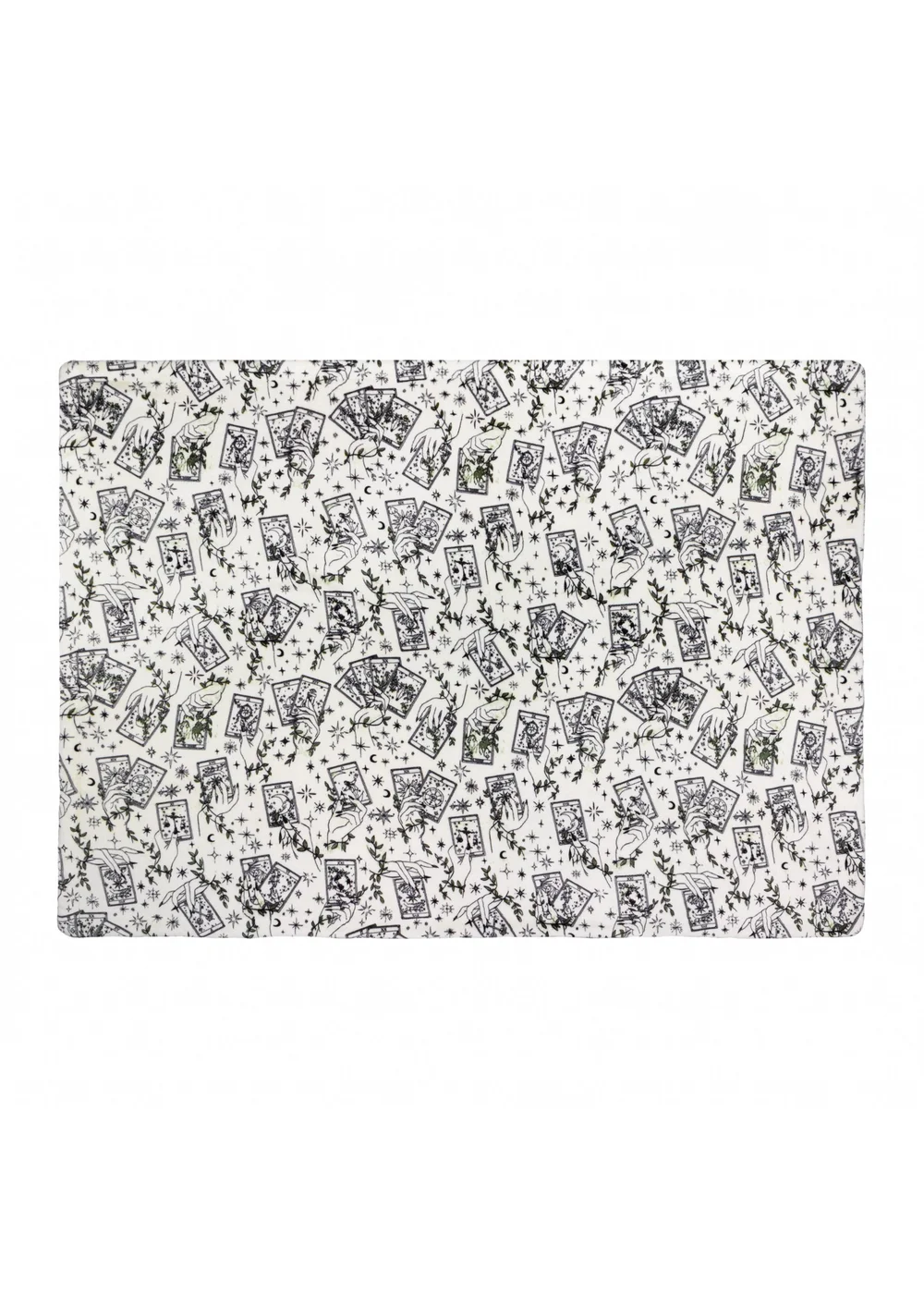 Furn Celestial Stories Printed Sherpa Fleece Green Throw - 130 x 180cm Image 3