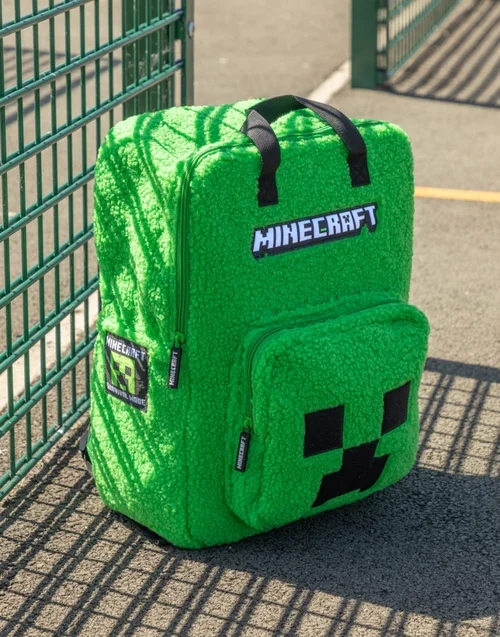 Vanilla Underground Minecraft Kids Green Logo Backpack - One Size Image 3