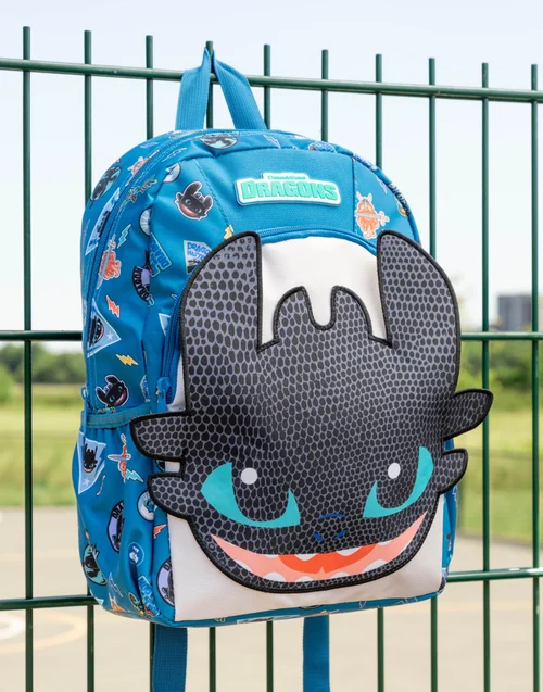 Vanilla Underground How to Train Your Dragon Kids Multicoloured Toothless Backpack - One Size Image 2