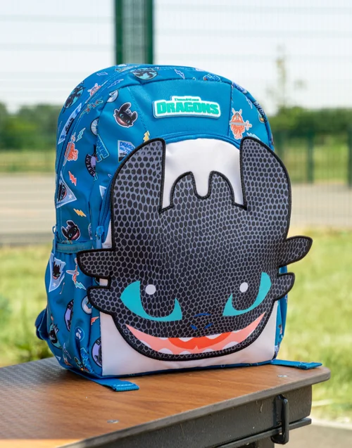 Vanilla Underground How to Train Your Dragon Kids Multicoloured Toothless Backpack - One Size Image 4