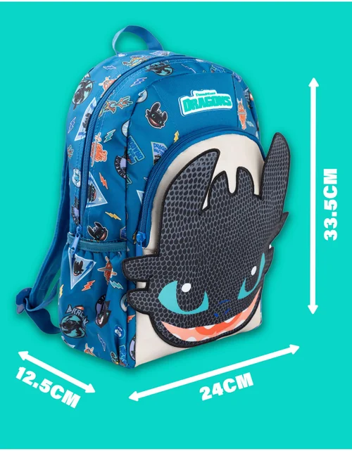 Vanilla Underground How to Train Your Dragon Kids Multicoloured Toothless Backpack - One Size Image 6