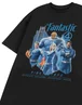 Marvel First Steps Black Fantastic Four Short Sleeved T-Shirt - Large Image 5