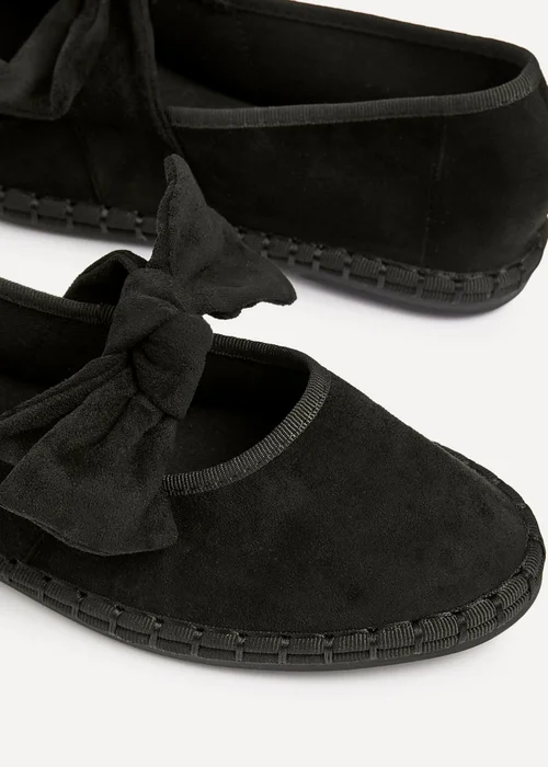 Linzi Pout Black Faux Suede Mary Jane - Size 6 Image 4