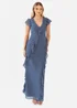 Anaya With Love Vintage Indigo Waterfall Ruffle Maxi Dress - 12 Image 1