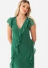 Anaya With Love Evergreen Waterfall Ruffle Maxi Dress - 18 Image 3