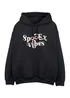 Spiral Galaxy Spooky Vibes Black Graphic Hoodie - 4XL Image 1