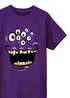 Ada & Ted Monster Face Boys Purple Graphic T-Shirt (Age 3-13 Years) - 3-4 Yrs Image 2